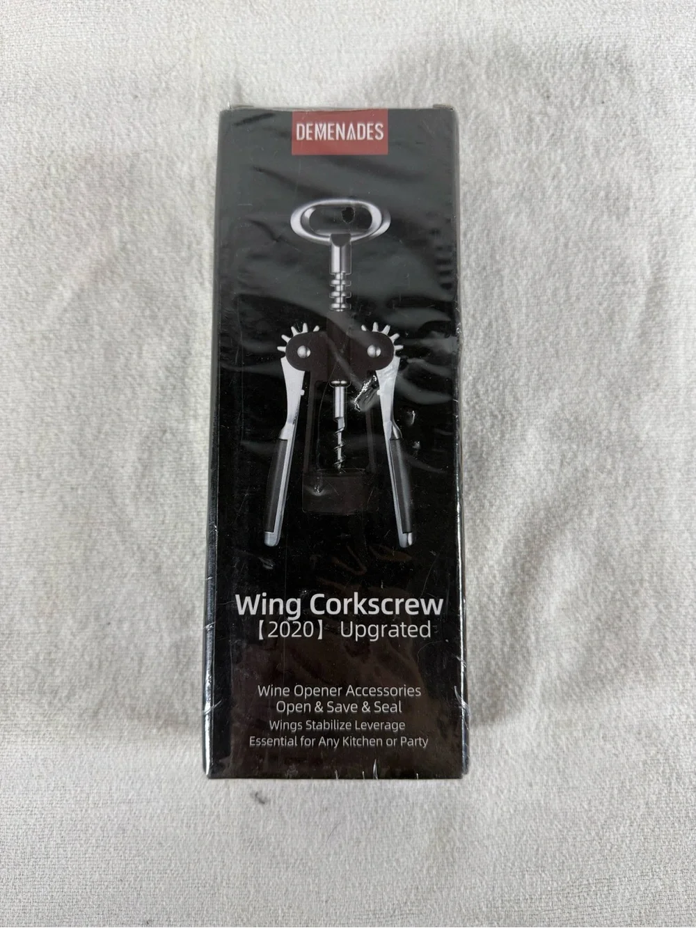Demenades 2020 Upgrated Silver Wing Corkscrew - Lever Wine Opener
